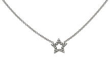 Collier 'Stern' Weissgold 750 mit 20 Brillanten H SI ct.
