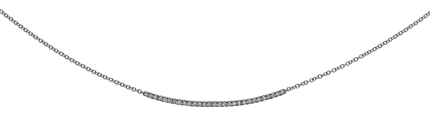 Collier Weissgold 750 mit 29 Brillanten H SI 0ct.