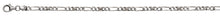 Carrera/Figaro Bracelet poliert/satiniert Weissgold 750