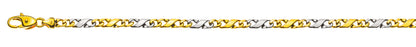 Carrera Collier poliert Bicolor (Gelb-/Weissgold) 750