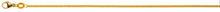 Fuchsschwanz diamantiert Gelbgold 750