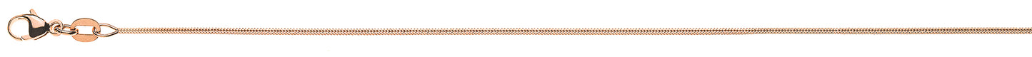 Fuchsschwanz diamantiert Rotgold 750