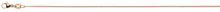 Fuchsschwanz diamantiert Rotgold 750