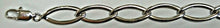 Collier Weissgold 750 Navette flach offen halbmassiv