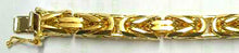 Bracelet Königskette oktogonal Gelbgold 750
