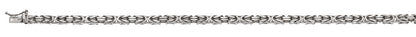 Bracelet Königskette klassisch Weissgold 750