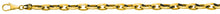 Navette Gelbgold 750 messerschliff, halbmassiv 6.6x