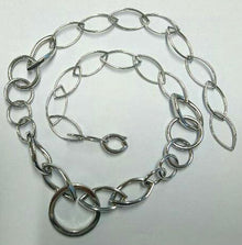 Collier Navette Weissgold 750, Handarbeit, fantasie