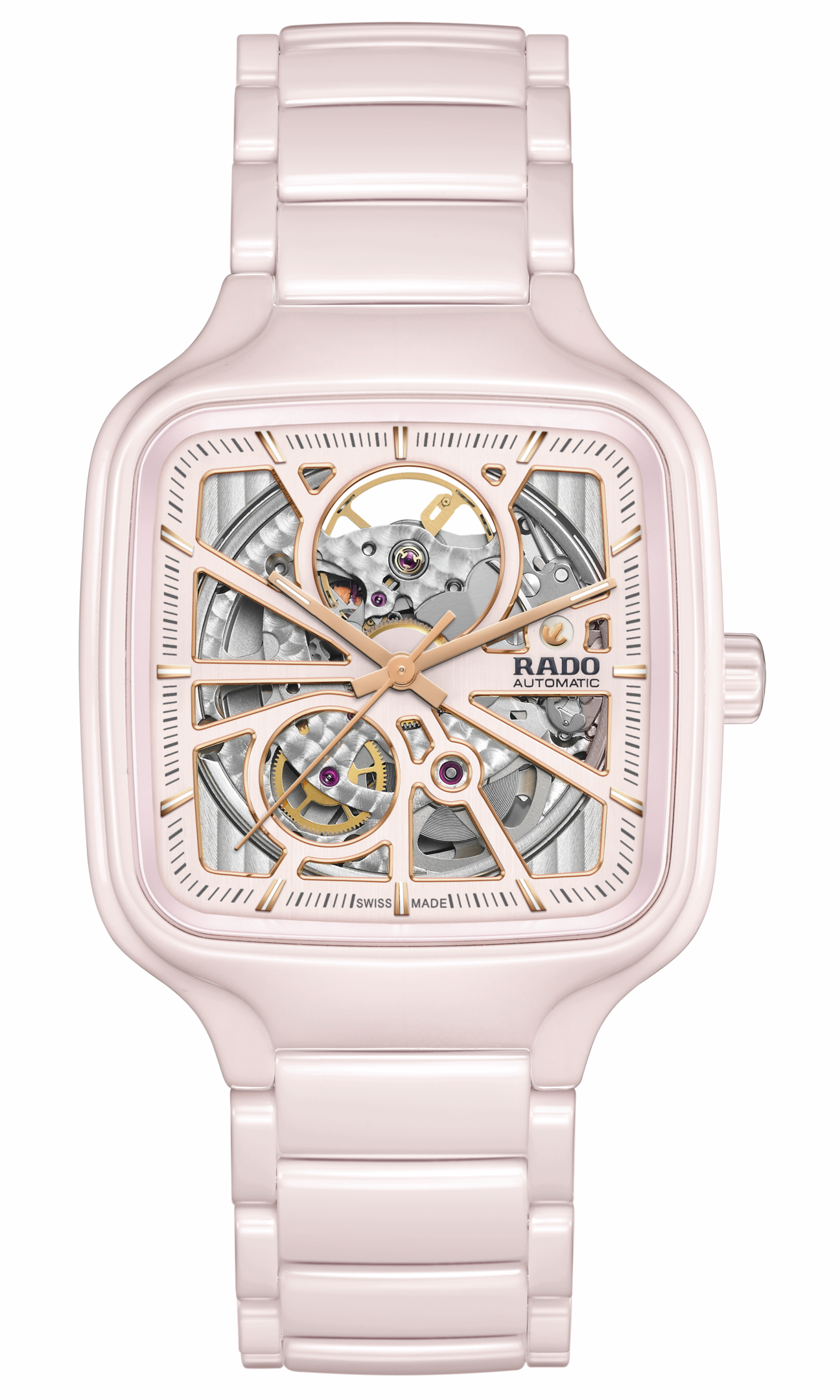 L Uhr Rado True Squa.OpH,rosa-R27123012