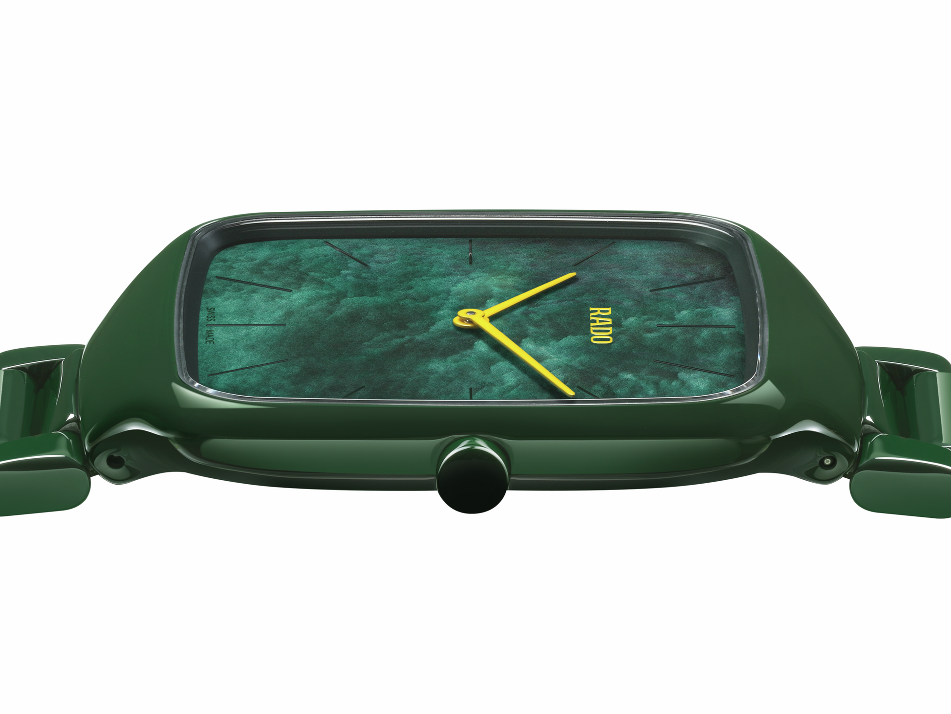 L Uhr TrueSquare Thin.grün MOP-R27047902