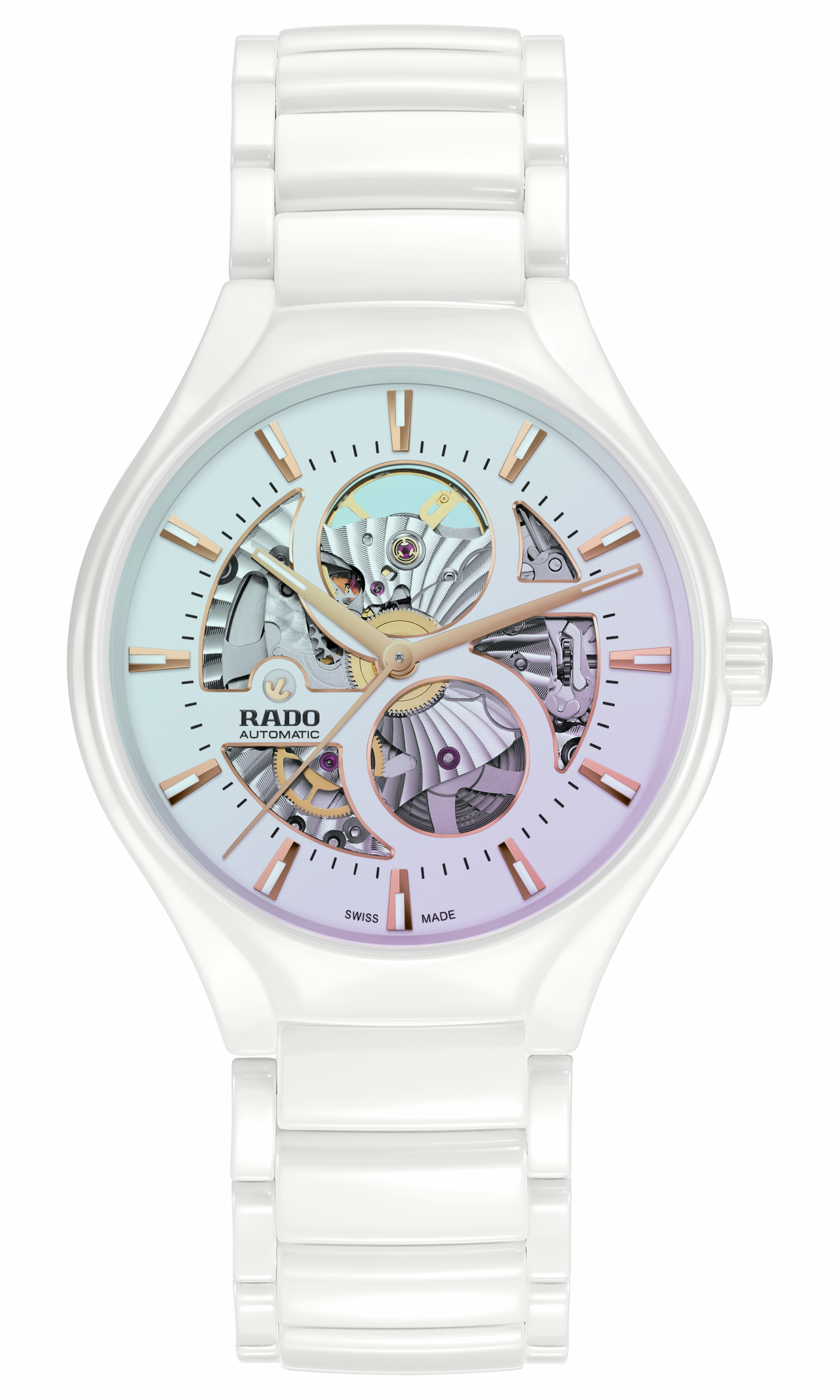 L Watch RadoTrue Round OpH whi-R27115022
