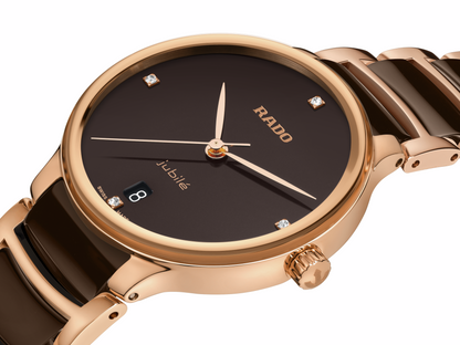 M Uhr Centrix Stahl braun, J-R30038712