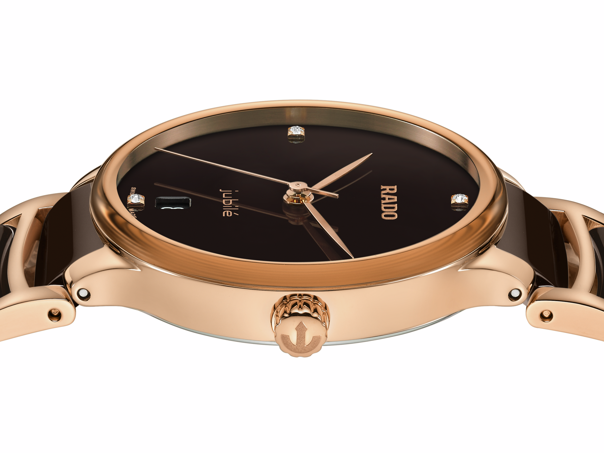 M Uhr Centrix Stahl braun, J-R30038712