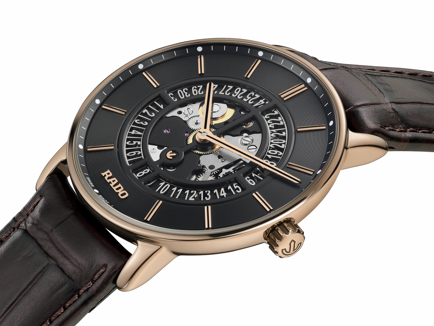 XL Uhr DiaMaster Thinl. rosa-R14068186