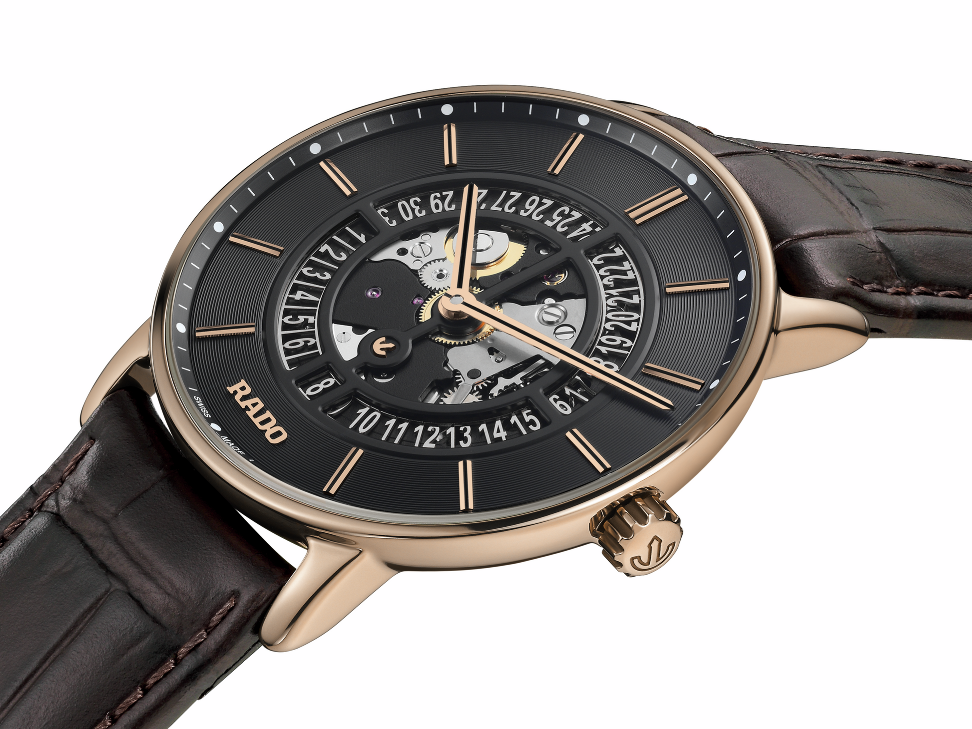 XL Uhr DiaMaster Thinl. rosa-R14068186