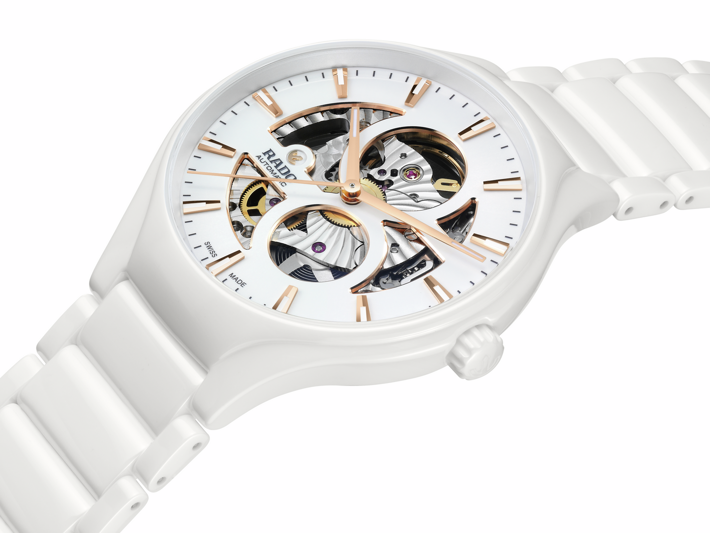 L Watch RadoTrue Round OpH whi-R27115012