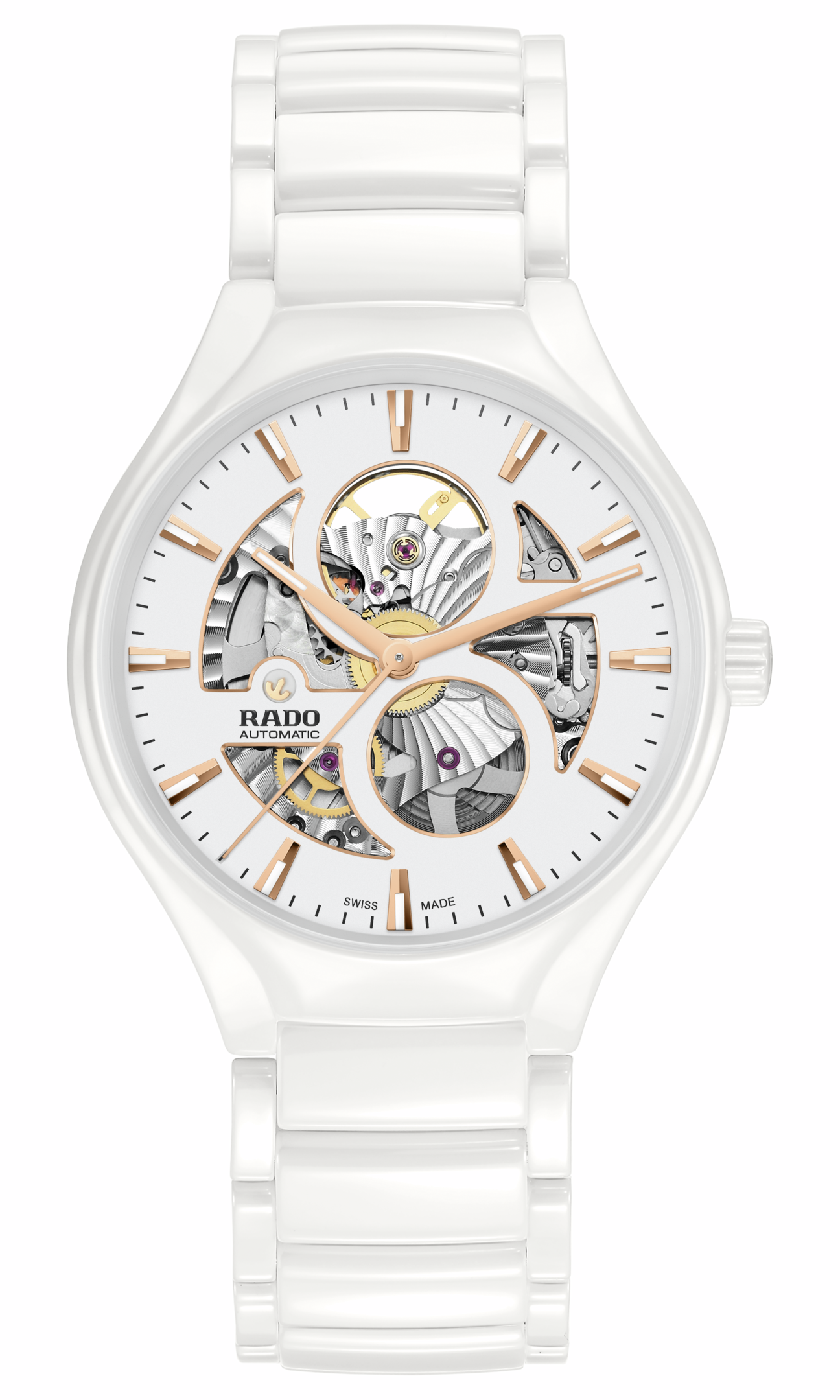 L Watch RadoTrue Round OpH whi-R27115012