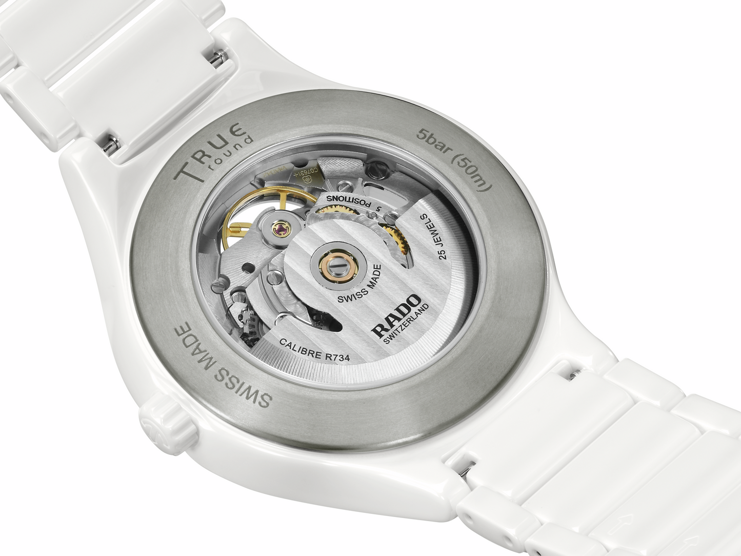 L Watch RadoTrue Round OpH whi-R27115012