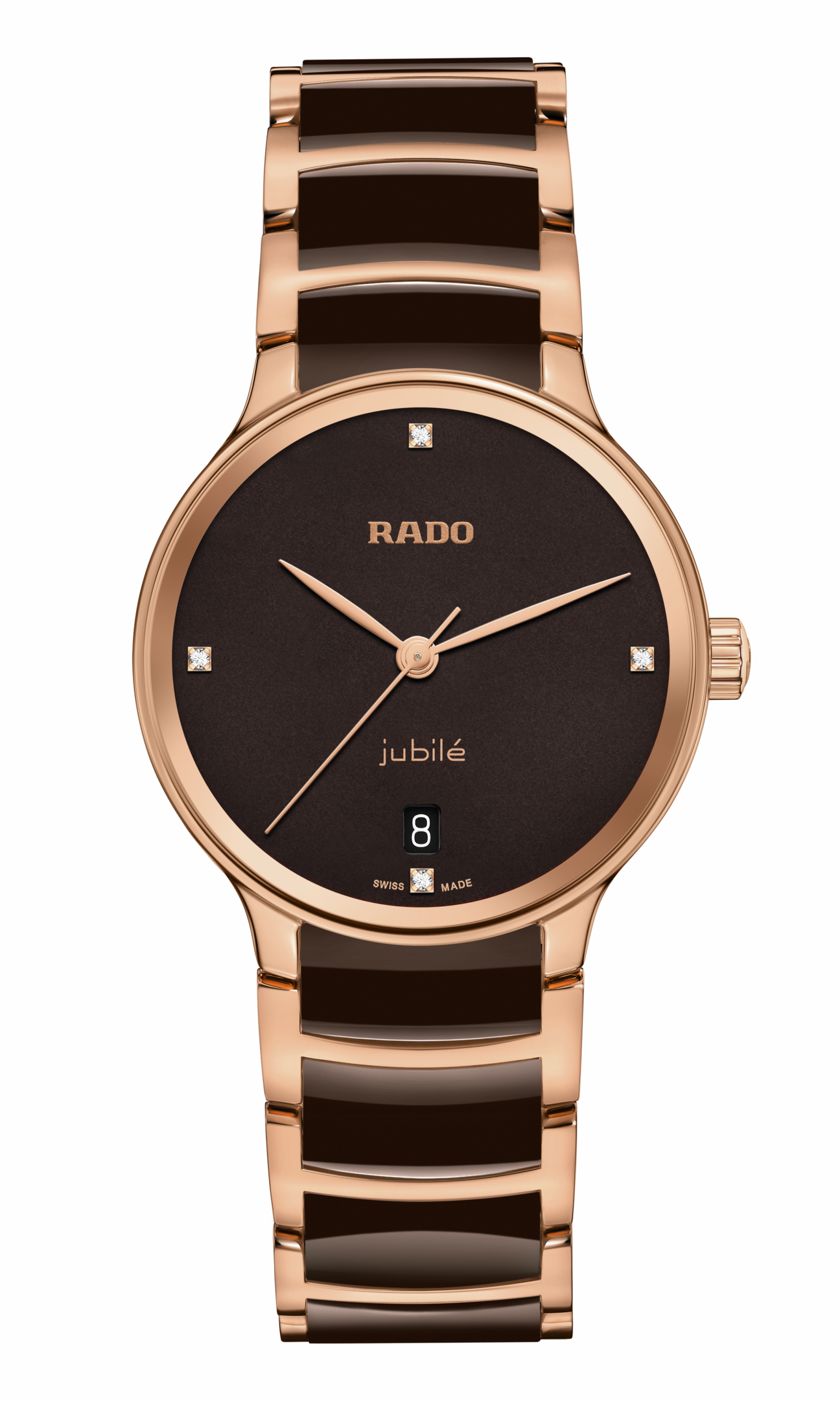 M Uhr Centrix Stahl braun, J-R30038712