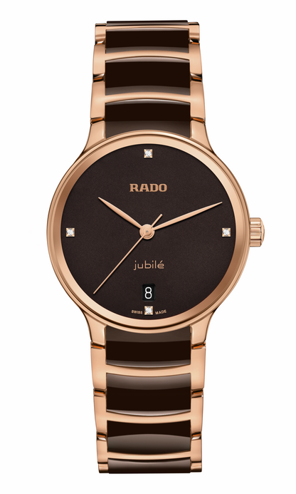 M Uhr Centrix Stahl braun, J-R30038712