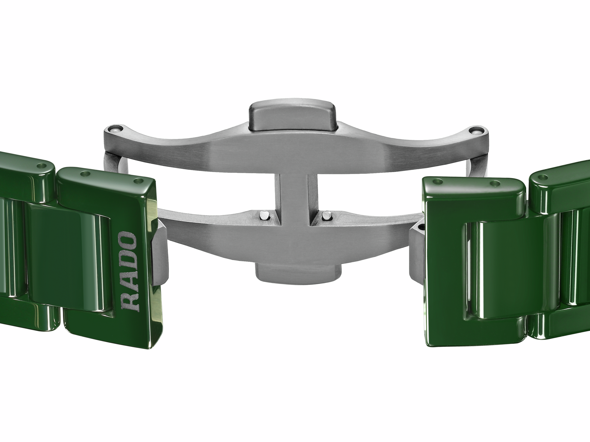 L Uhr TrueSquare Thin.grün MOP-R27047902