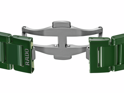 L Uhr TrueSquare Thin.grün MOP-R27047902