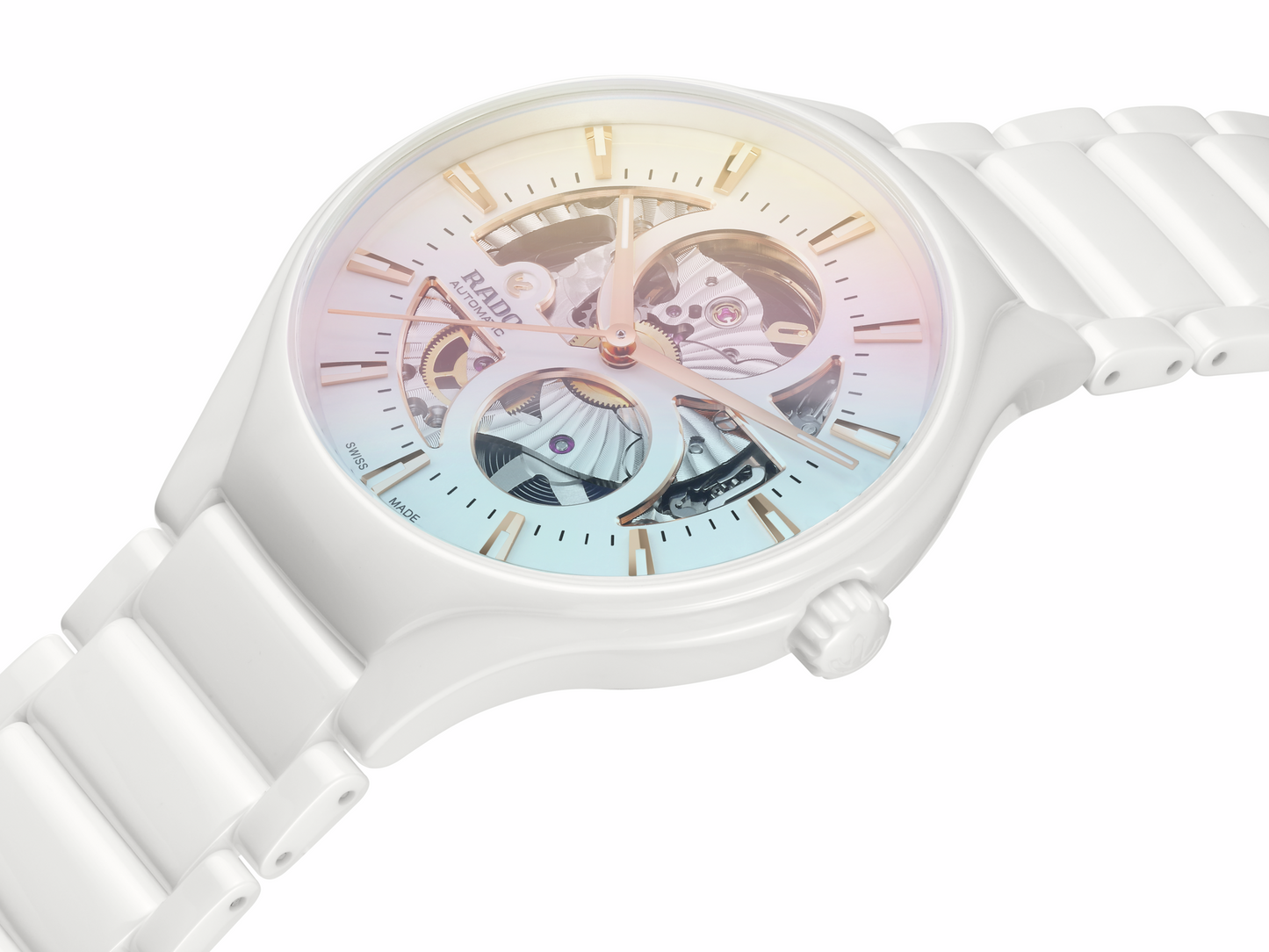 L Watch RadoTrue Round OpH whi-R27115022