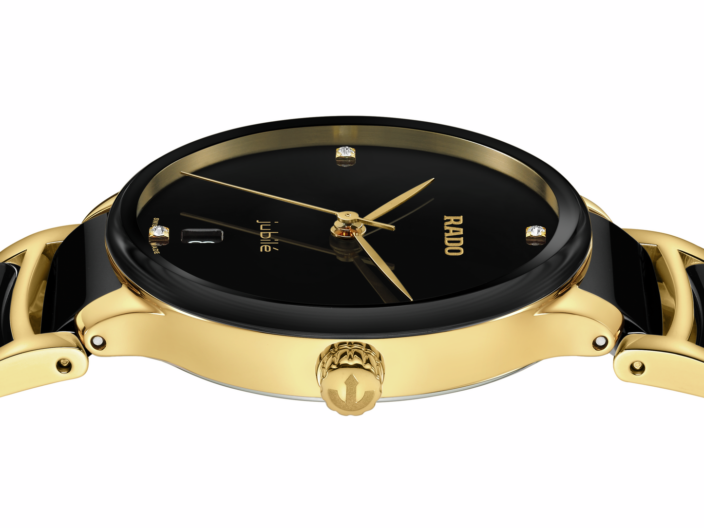 M Uhr Centrix Stahl schwarz, J-R30039712