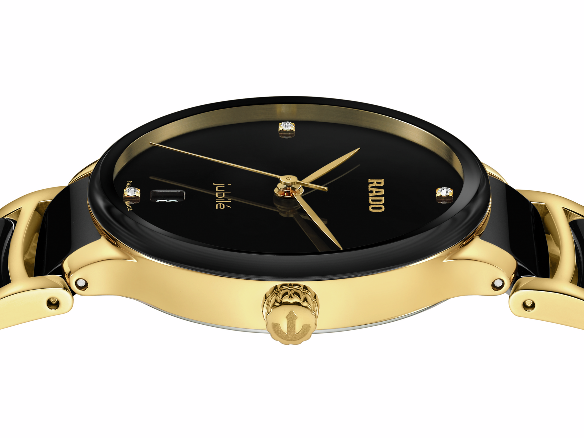 M Uhr Centrix Stahl schwarz, J-R30039712