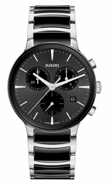 XL Uhr Centrix Chr. Q, SS/sch-R30210152