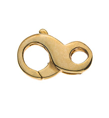 Karabiner Gelbgold 750, 15 x 9mm, ca. 1.7gr, 8-er Form