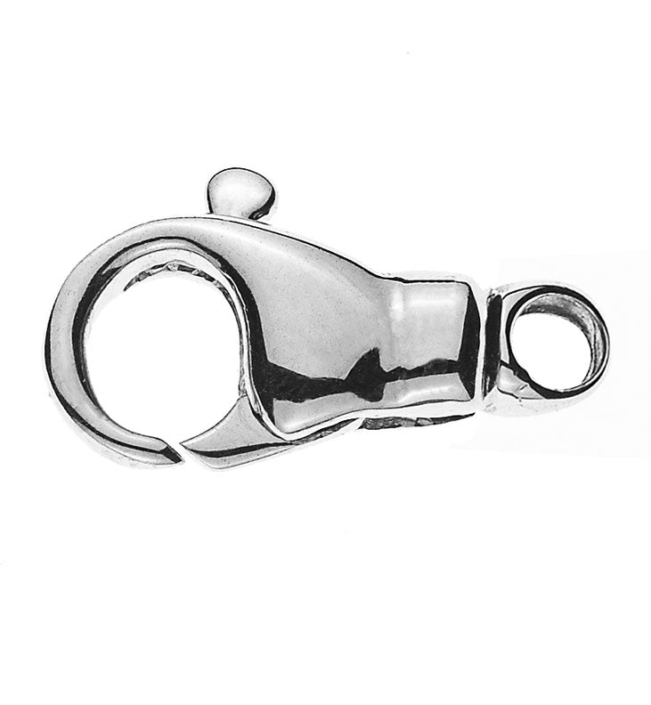 Karabiner Weissgold 750, 19x9mm ca.3.1gr, drehbar