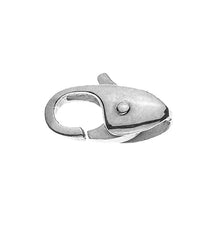 Karabiner Weissgold 750, 12x5mm, ca. 1.1gr, verstiftet, fantasie