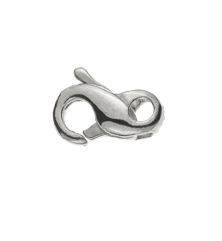 Karabiner Weissgold 750, 10 x 5mm, ca. 0.8gr, 8-er Form