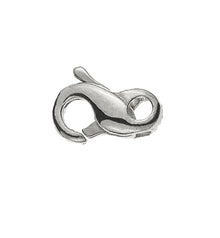 Karabiner Weissgold 750, 10 x 5mm, ca. 0.8gr, 8-er Form