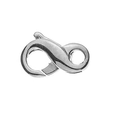 Karabiner Weissgold 750, 13 x 7mm, ca. 1.5gr, 8-er Form