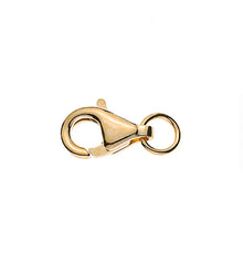 Karabiner Gelbgold 375, 8x4mm, ca.0.3gr