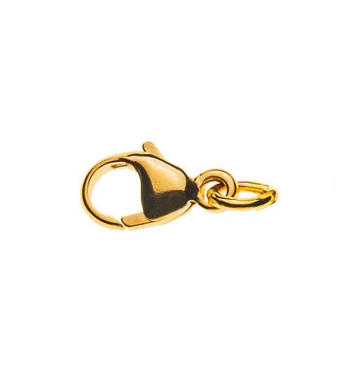 Karabiner Gelbgold 750, 11.2mm, 0.9gr
