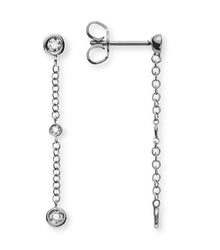 Diamantohrhänger Rundanker Weissgold 750 mit 6 Brill. H SI ct.