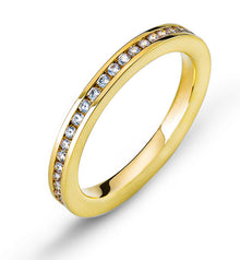 Eternity Ring Gelbgold Kanal Fassung 750 45 Brillanten H SI ct.