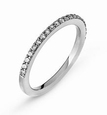 Mémoire Ring Weissgold Korn Fassung 750 21 Brillanten H SI ct.