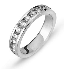Eternity Ring Weissgold Kanal Fassung 750 25 Brillanten H SI ct.