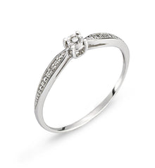 Ring Weissgold 750 mit Brillanten H SI ct.