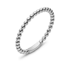 Ring Weissgold 750 Beisteckring Kugeli