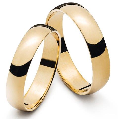 Trauring Gelbgold 750 5mm