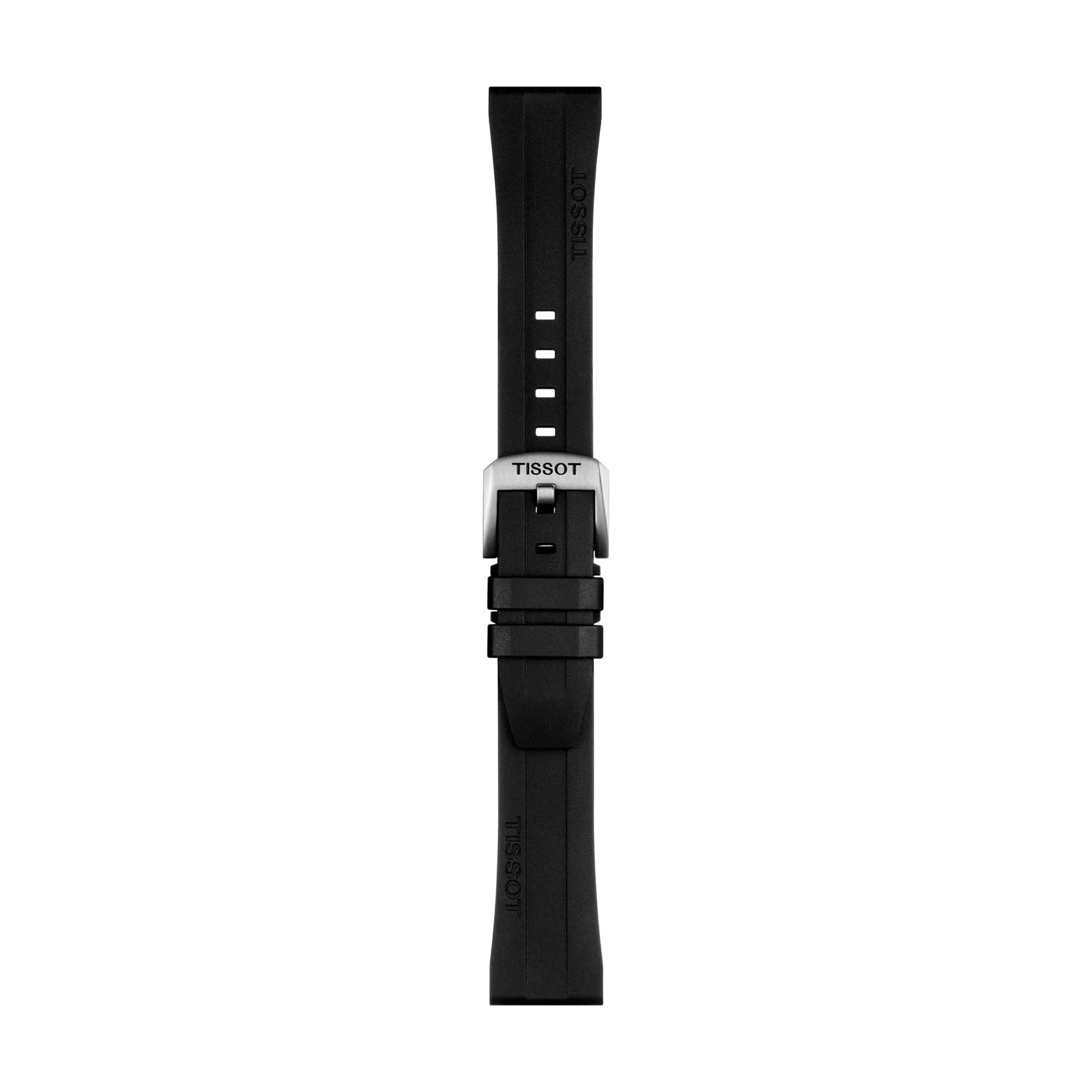 Original Tissot Kautschukarmband schwarz Bandanstoß 20 mm