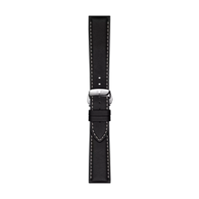 Original Tissot Lederarmband schwarz Bandanstoß 21 mm