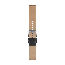 Original Tissot Textilarmband mit Lederelementen beige Bandanstoß 22 mm