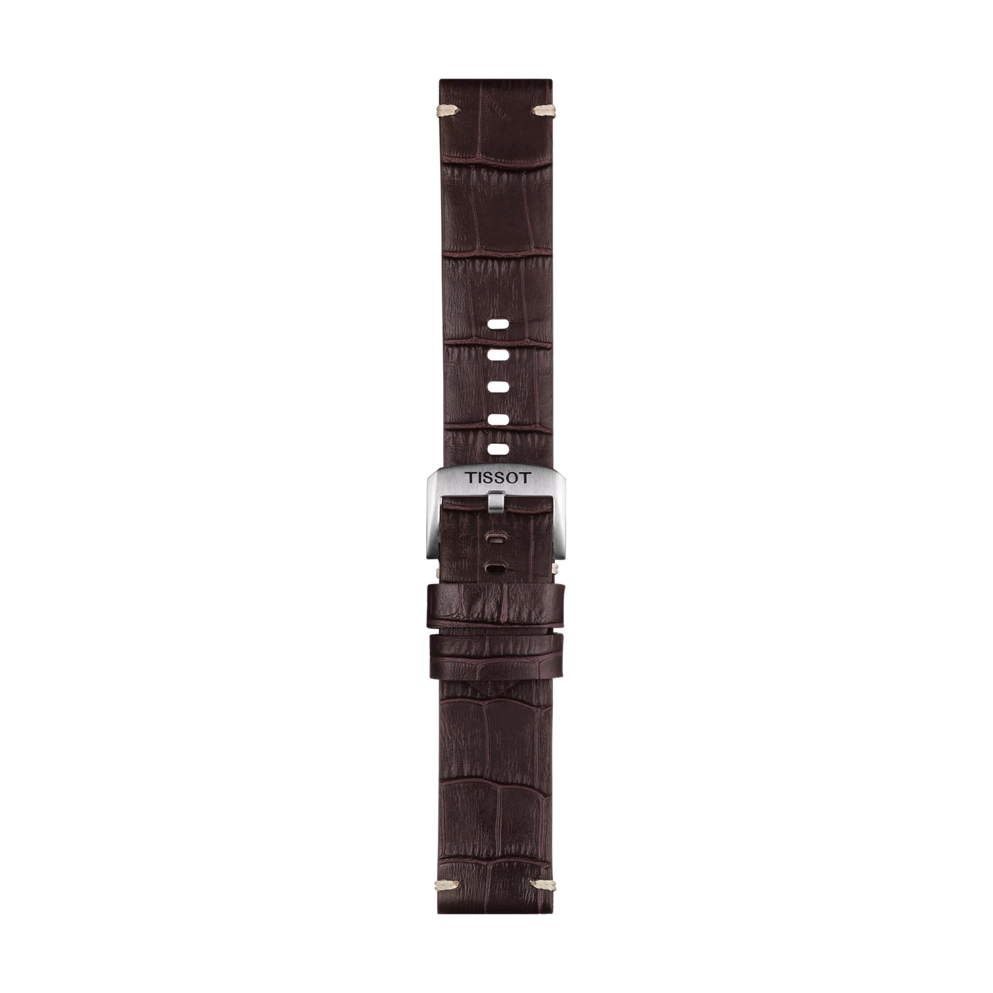 Original Tissot Lederarmband braun Bandanstoß 22 mm
