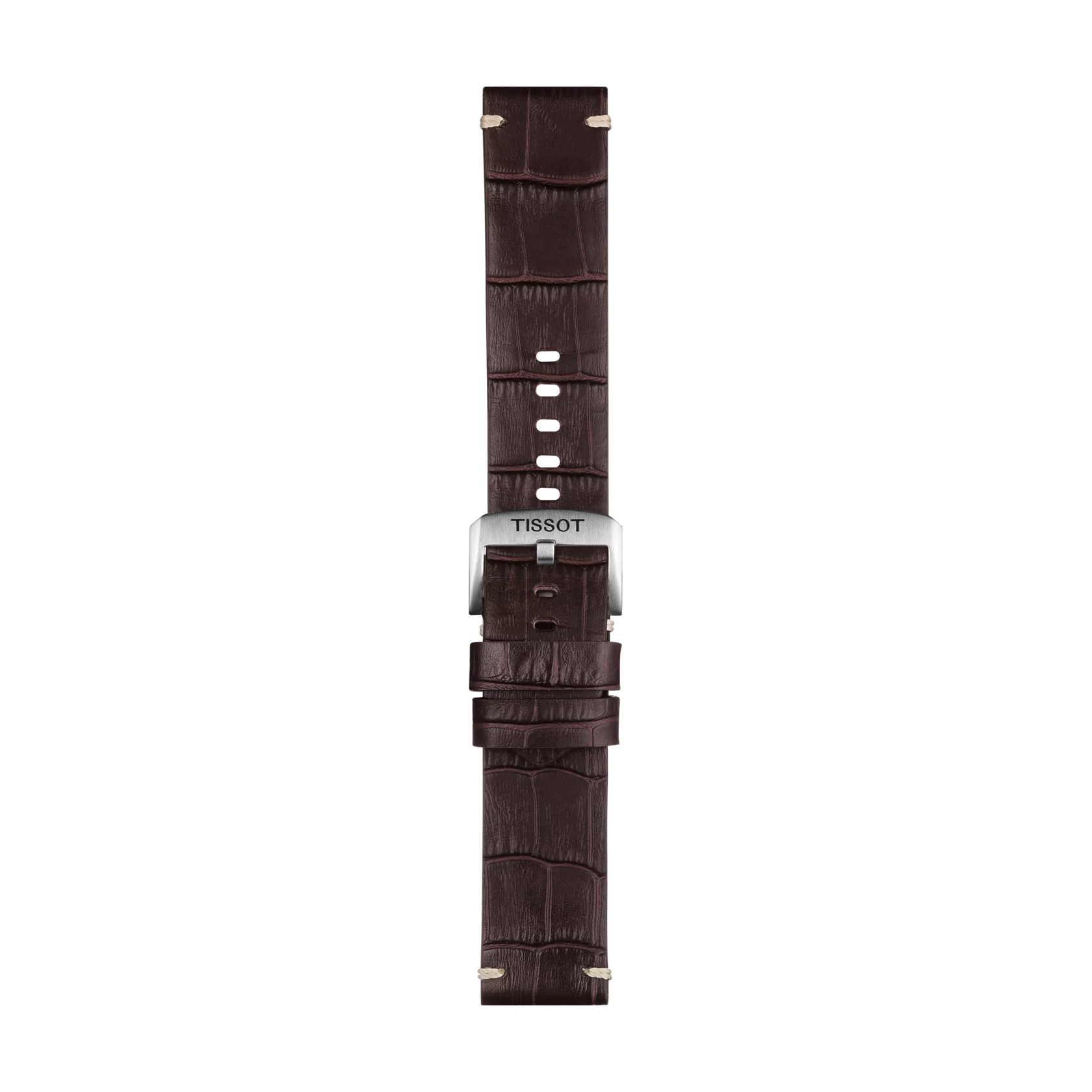 Original Tissot Lederarmband braun Bandanstoß 22 mm